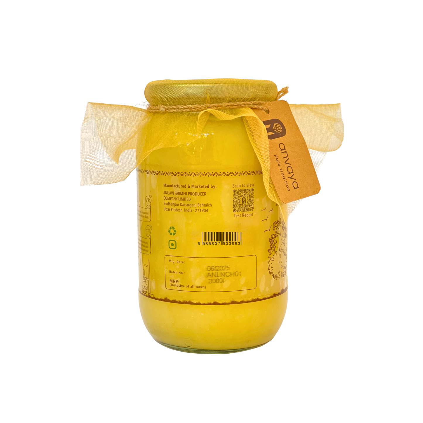 A2 Desi Cow Ghee – Bilona Made (1L)