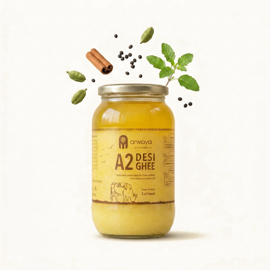 A2 Desi Cow Ghee jar