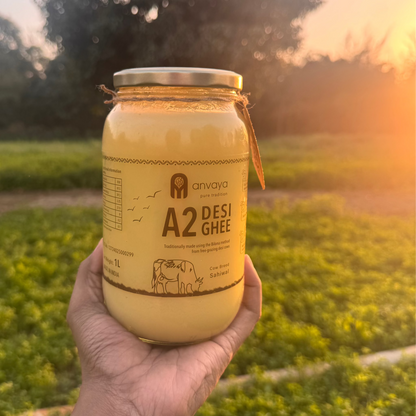A2 Desi Cow Ghee – Bilona Made (1L)